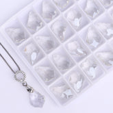 Silver Shade Baroque High Quality Glass Rhinestone Pendant WholesaleRhinestone